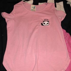 Kids panda tee shirt